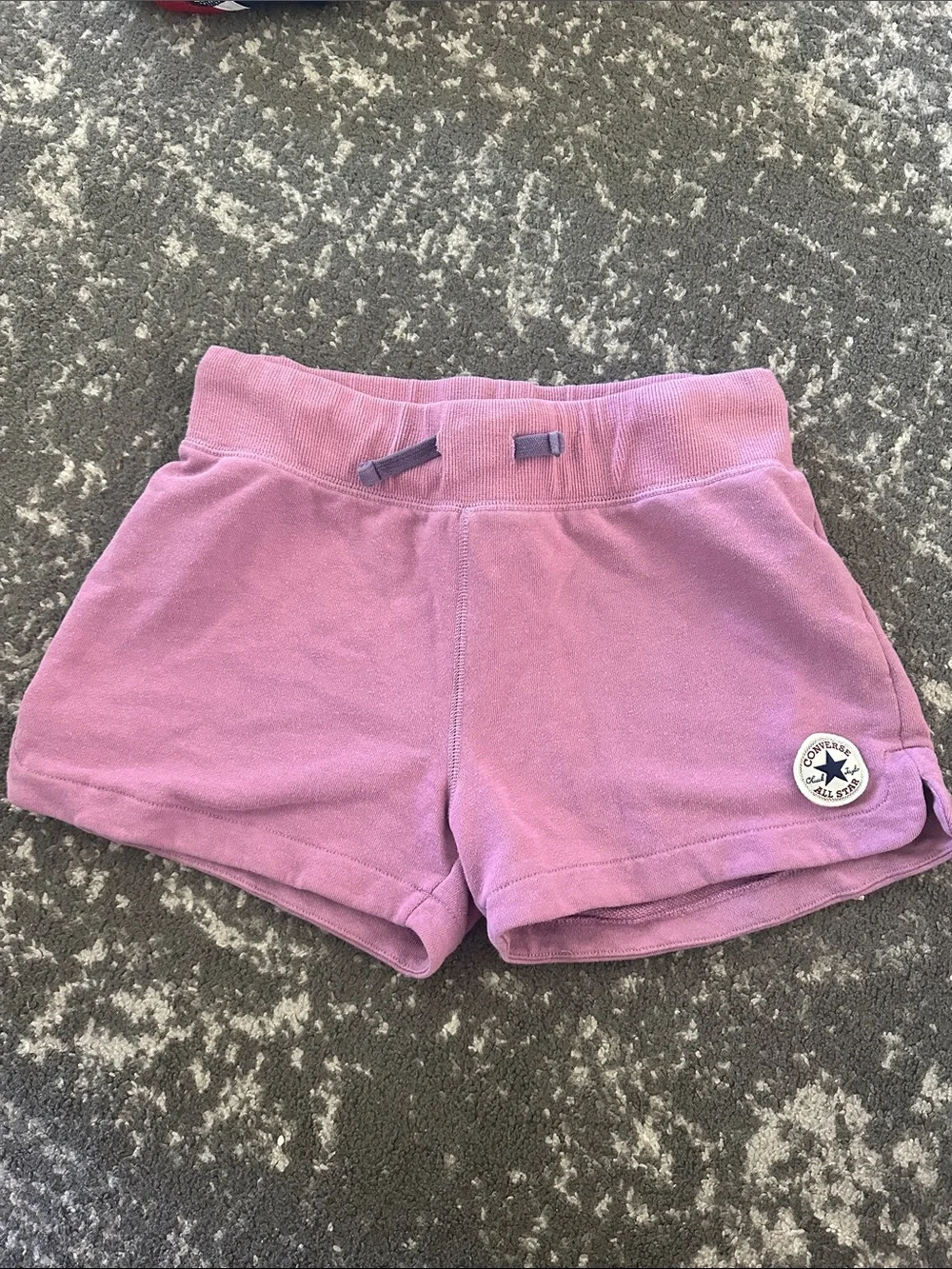 Converse Girls' Lavender/Pink Pull-On Shorts